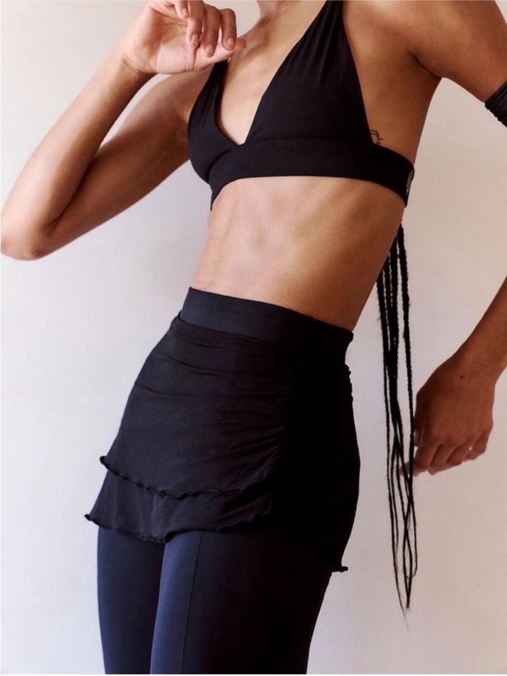 Free People- Little Bit of Love leggings with ballet skirt